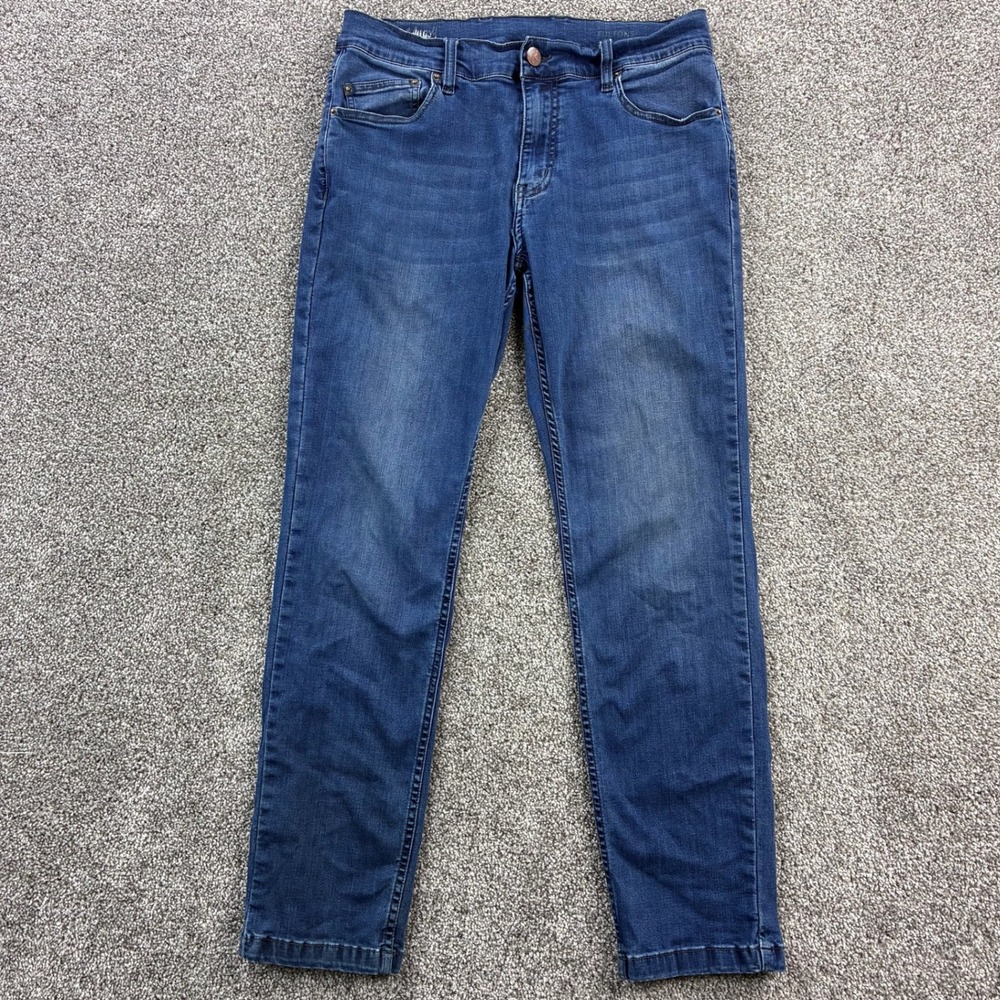 Mugsy Fultons‎ Jeans Men's 30x28 Ultra Stretch Straight Leg Dark Wash Denim